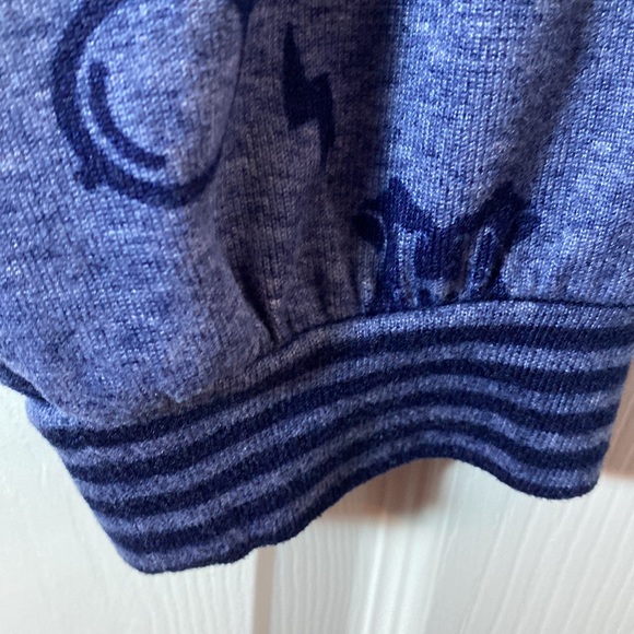 Harry Potter Allover Print Hacci Pajama Jogger Bottoms Blue Size Medium - Picture 4 of 5